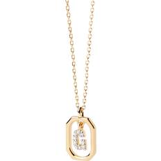 Gold Mini Letter G Necklace - Gold