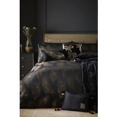 Gold Bed Linen Laurence Llewelyn-Bowen Dandy Duvet Cover Gold, Blue, Black