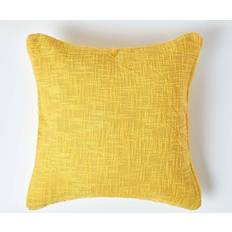 Yellow Cushion Covers Homescapes Nirvana Cotton Cushion Cover Yellow (60x60cm)