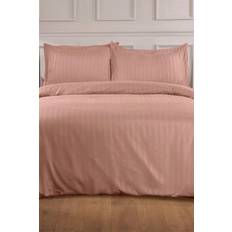 Brentfords Hemtextil Brentfords Dreamscene Beautiful Satin Stripe Duvet Cover Pink