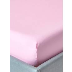 Homescapes Egyptian Cotton Fitted Thread Bed Sheet Pink