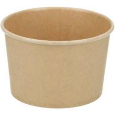 Papbæger Verive papbæger 240 ml Ps/50 stk brun 58 mm Ø96 mm