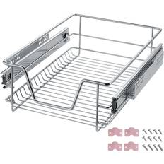 tectake Teleskopschublade für Küchen- und Schlafzimmerschränke - 40 cm