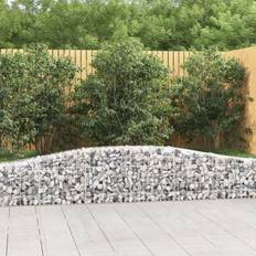 vidaXL Arched Gabion Baskets 6 pcs 400x30x40/60 cm