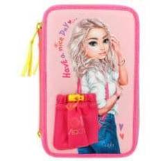 Trippelpennfodral Depesche TOPModel Triple Pencil Case HAPPY APPLICATION 0412268