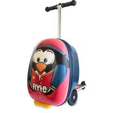 Suitcase scooter Flyte Perry The Penguin Folding Tri Scooter Suitcase Red