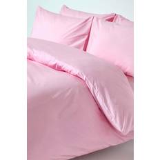 Textiles Homescapes Single, Egyptian Cotton Duvet Cover Pink