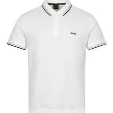 HUGO BOSS Paddy Polo Shirt in Cotton Piqué - White