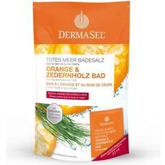 Orange Badesalze DermaSel Totes Meer Badesalz Orange & Zedernholz 1 P