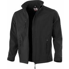 Qualitex Softshelljacke - Schwarz/Rot