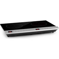 Freestanding Hobs Klarstein Mistercook Duo Double Hot Plate Black