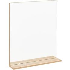 Finn Flat Wall Mounted Vanity & Dresser Mirror 69cm H X 60cm W X 11cm D
