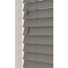 Grey Pleated Blinds Grain Faux Wood Venetian Blinds with