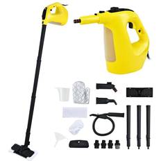 Cleaning Equipment & Cleaning Agents Costway Multipurpose Pressurized Handheld Corded Steam Mop 1400W