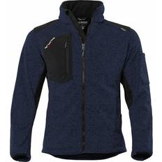 XXL Indumenti in pile Qualitex Strick-Fleecejacke Protectano Übergangs-Strickfleece-Jacke Softshell & Cordura