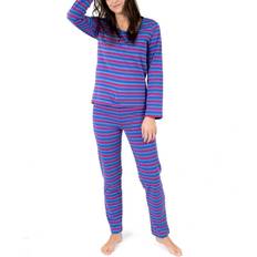 Leveret Women's Loose Fit Unicorn Stripes Pajamas