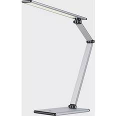 Lamper Hansa Skrivebordslampe LED Leo 7 Watt Sølv 4000 Kelvin Bordlampe