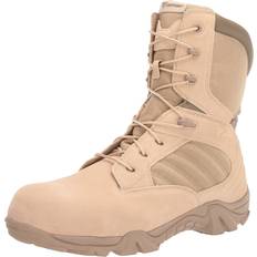 Beige - Men Lace Boots Bates Men's GX Tan 8" Composite Toe Boots