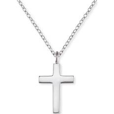 Cross Pendant Necklace - Silver