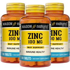 Mason Natural Multi Vitamins 100-Ct. Zinc 100-Mg