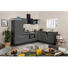 Respekta Cuisine Cuisine d'angle Chêne gris Amanda 260 x 200 cm Premium