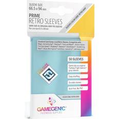 Gamegenic Board Games Gamegenic Prime Retro Card Sleeves: Clear 50 Sleeves