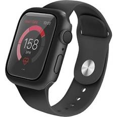 Apple watch se 40mm midnight PanzerGlass Uniq Nautic Apple Watch Hülle mit Wasserdichtem Gehärtetem Glas-Displayschutz für die Apple Watch 4-6 SE 40 mm Midnight Black Schwarz