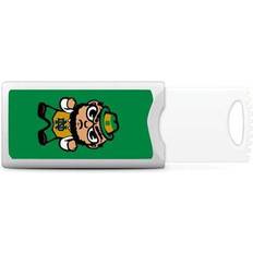 OTM Essentials White Notre Dame Fighting Irish 32GB Team Push USB 2.0 Flash Drive