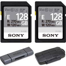 Sony sdxc Sony 128GB SF-E Series UHS-II SDXC Memory Card