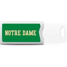 OTM Essentials White Notre Dame Fighting Irish 32GB Team Push USB Flash Drive