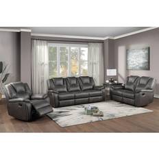 Silver Sofas 3-Pc Katrine Reclining Sofa