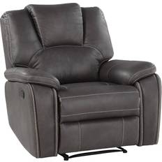 Leathers Armchairs Katrine Manual Recliner Armchair