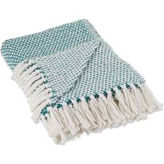 Turquoise Blankets DII Woven Decorative Blankets Turquoise (152.4x127)