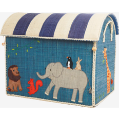 Rice Zoo Animals Storage Basket Large