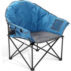 Heavy duty camping chairs ARROWHEAD Outdoor Oversized Heavy-Duty Club Folding Camping Chair