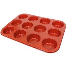 casaWare Pans Red Muffinsplate