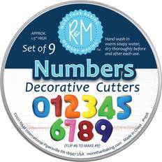 Assorted Cutters Mini Numbers Cookie Cutter