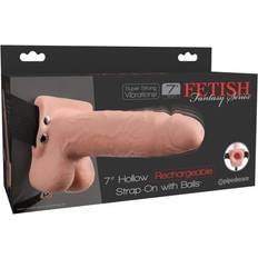 Pipedream Dildo indossabili Pipedream FFS 7 Hollow Strap-On Light