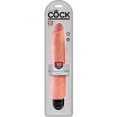 King Cock 10 Stiffy Vandtæt Naturtro Vibrator 25 cm