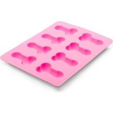 Fundas para pene Easytoys Molde para hornear pene Molde para cubitos de hielo Rosa