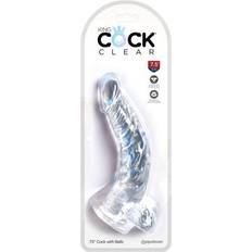 Doc Johnson King Cock Clear 7.5 Imukupillinen Kivillinen Dildo 19 cm