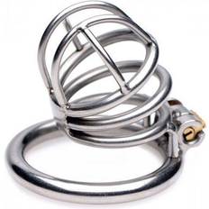 Giocattoli erotici Master Series The Pen Deluxe Stainless Steel Locking Chastity Cage BDSM Bondage