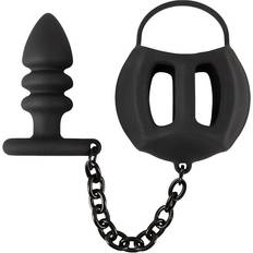 Black velvets buttplug Black Velvets Ball Cage Med Buttplug