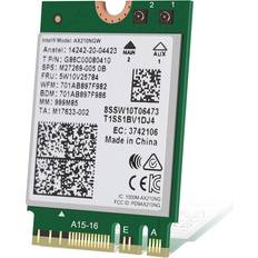 Intel Wireless Network Cards Intel Wi-Fi 6E AX210 Internal WLAN 2400 Mbit/s