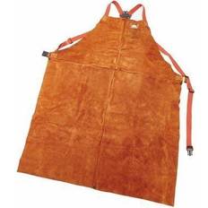 Grembiuli Weldas Schürze Lava Brown L.ca.107xB.ca.80 cm, Braun Rindspaltleder Grembiule Marrone