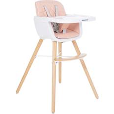 Woody 2-in-1 Holz Highchair Pink