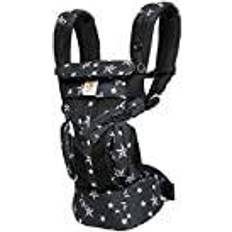 Stomach Baby Carriers Ergobaby Babytrage Omni 360° Cool Air Mesh, Black Stars schwarz-kombi