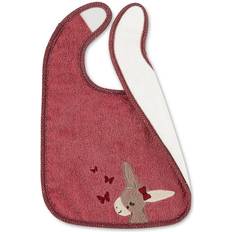 Bavagli Sterntaler Bavaglino in plastica con velcro Emmily rosso chiaro