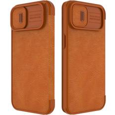 Nillkin Qin Leather Pro Apple iPhone 14 Plus Brązowy