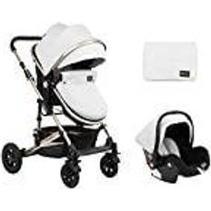 Gris Coussins de landau Kinderwagen 3 1 Amaia Autositz Sportsitz Tragetasche Wickeltasche